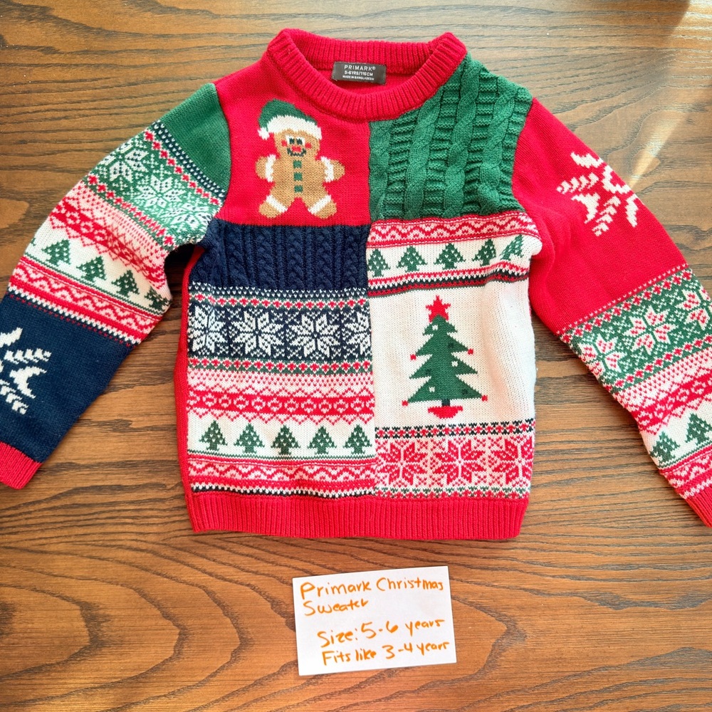 Primark Kids Christmas Sweater